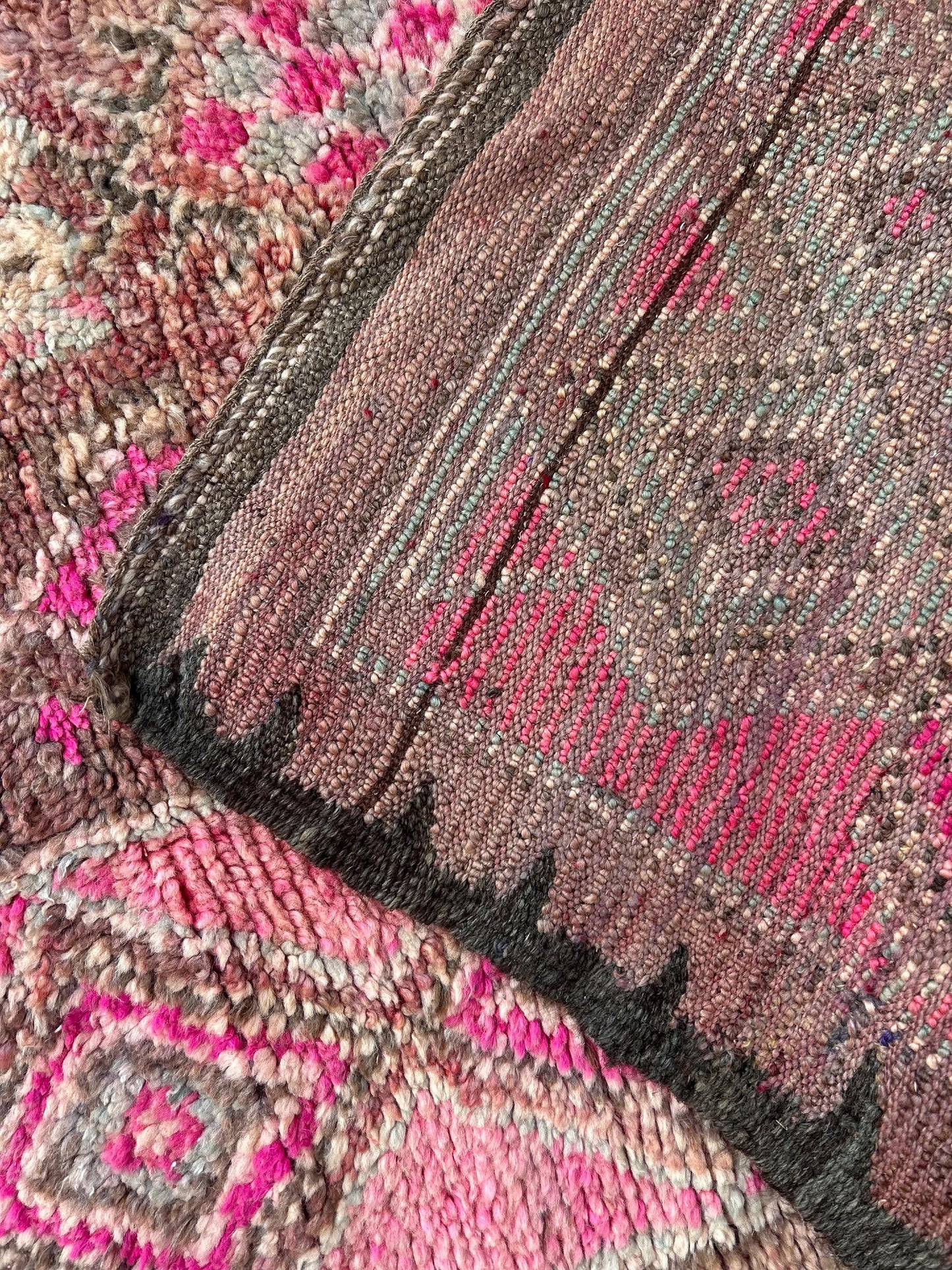 Pink Beni Mguild Moroccan Rug