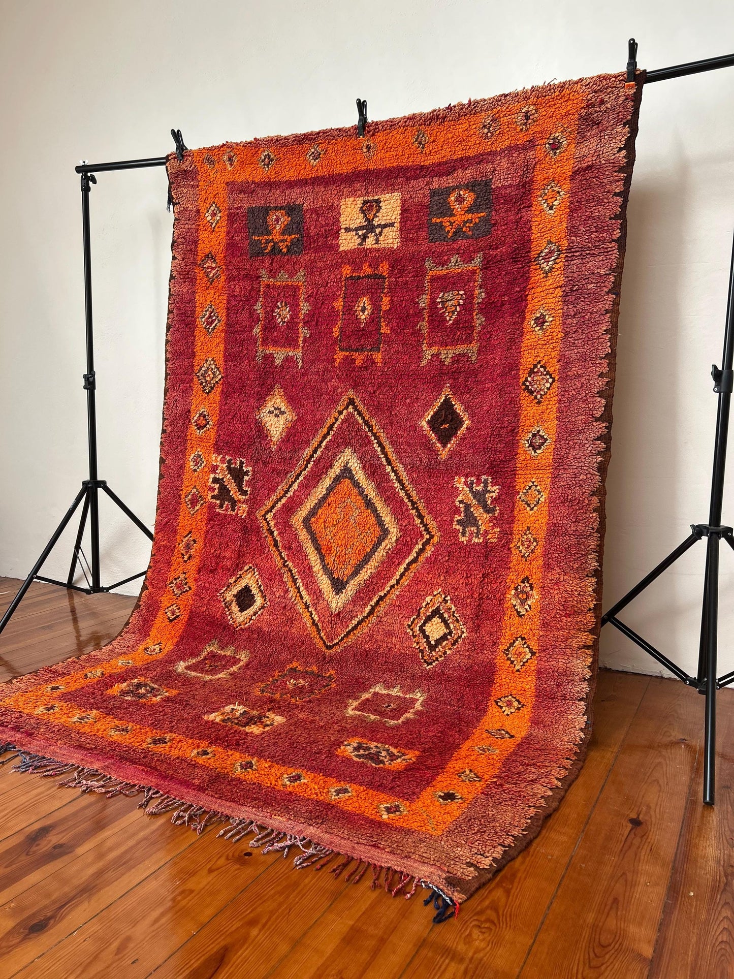 Beni Meguild Red Moroccan Rug