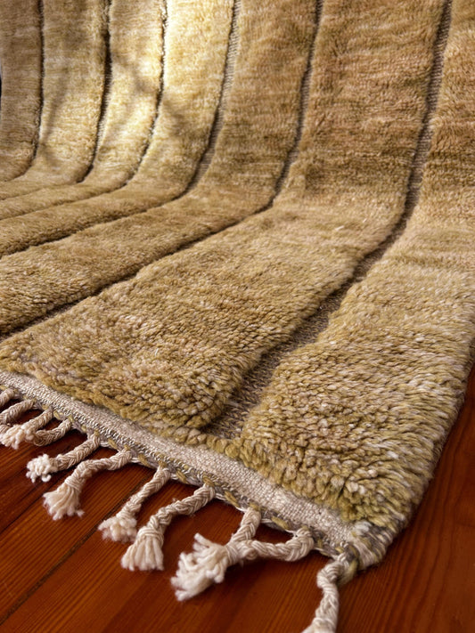 Green Beni Mrirt Moroccan Rug