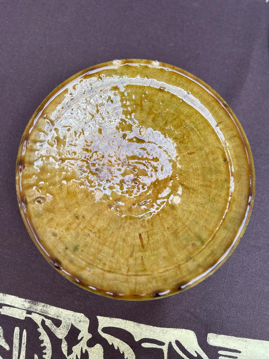 Tamegroute Green Ceramic Unquie Plate