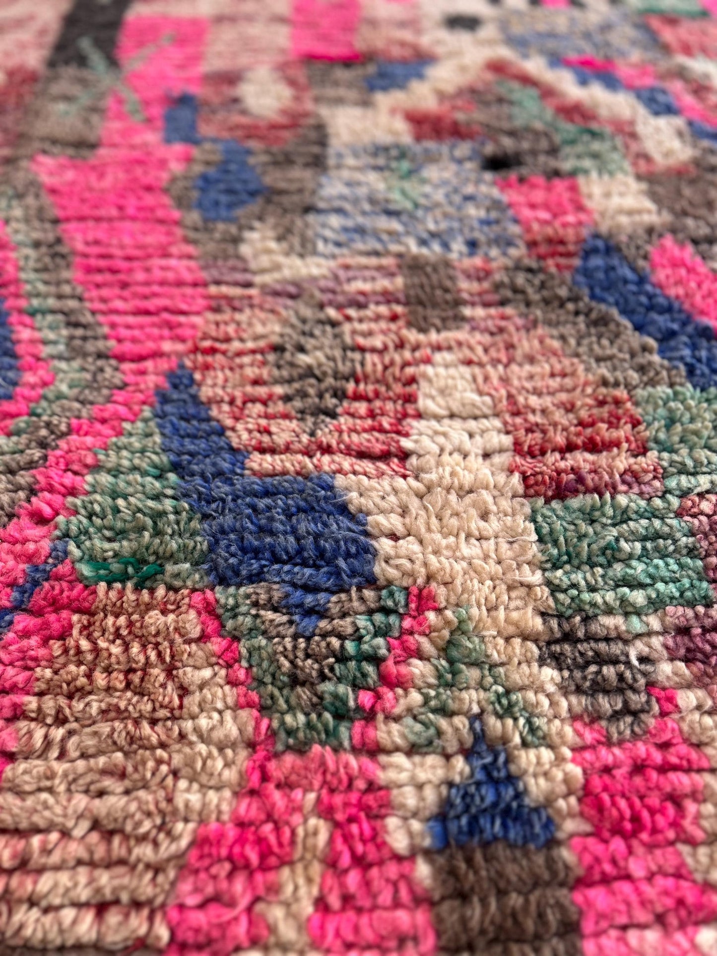 Multi-Coloured Boujad Rug; 283 x 174 cm