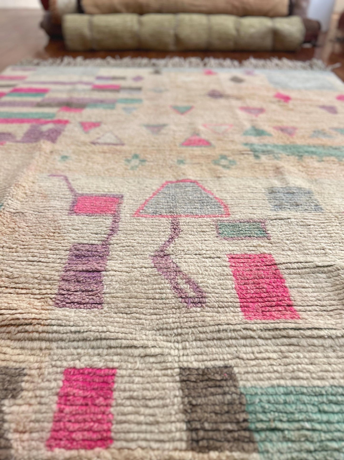 Abstract Boujad Berber Rug