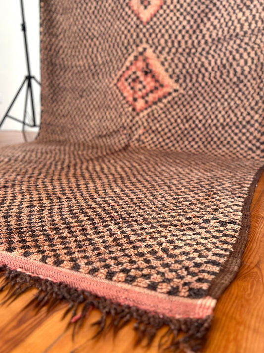 Vintage Moroccan Boujad Rug; 330 x 180