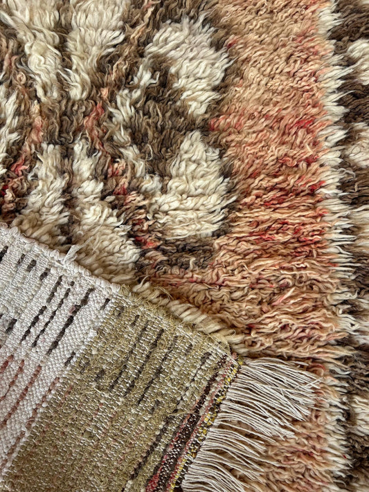 Vintage Boujad and Boucherouite Runner