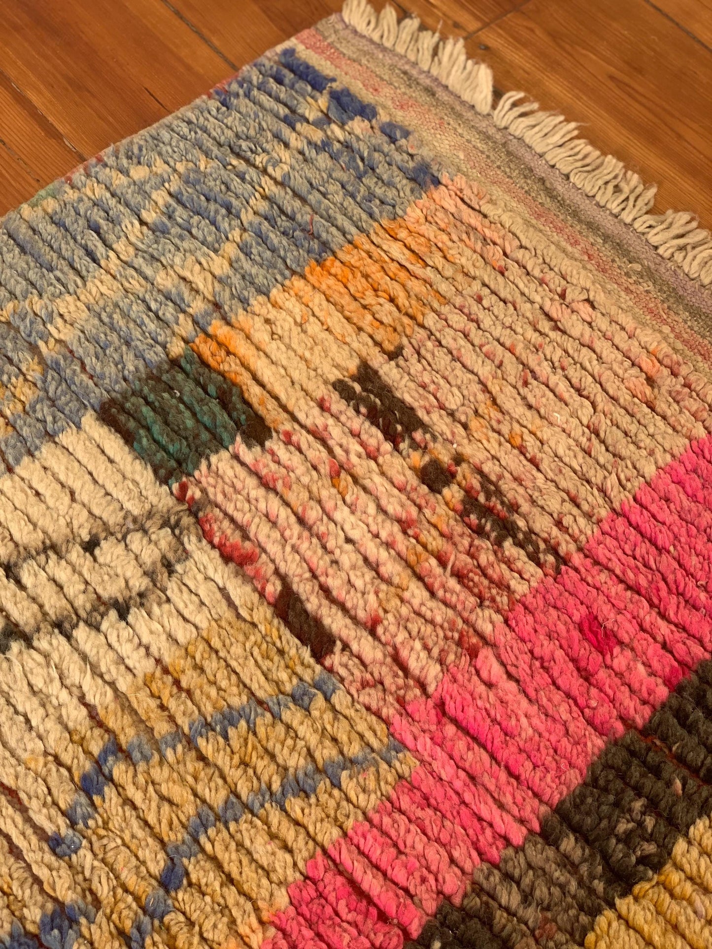Multi-Coloured Boujad Rug; 283 x 174 cm