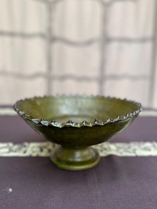 Tamegroute Green Ceramic Unquie Bowel