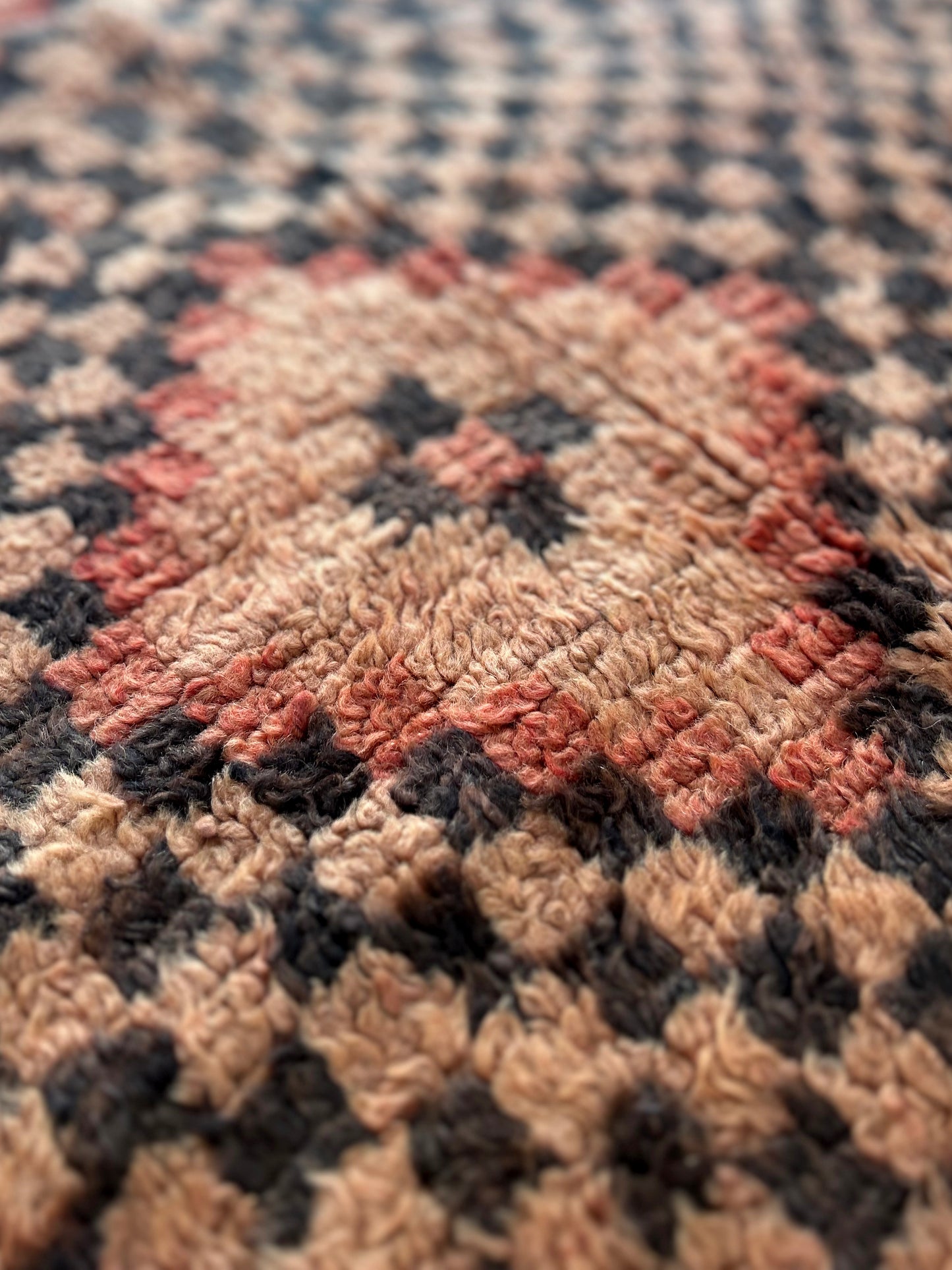 Vintage Moroccan Boujad Rug; 330 x 180