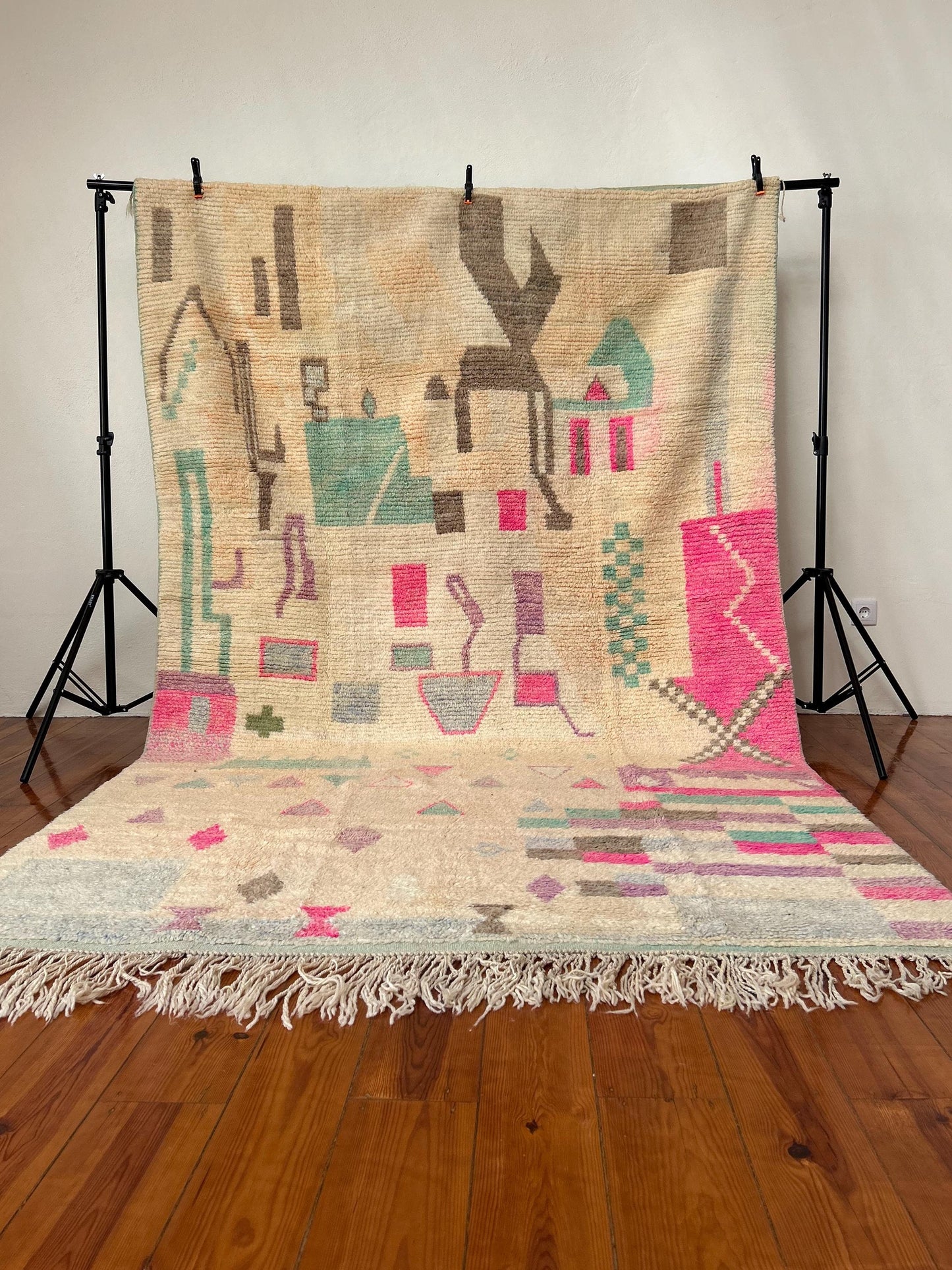 Abstract Boujad Berber Rug