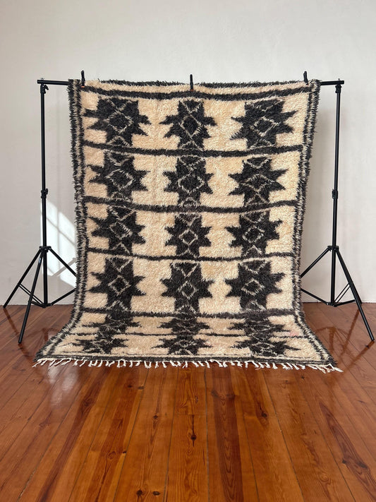 Beni Ouarain Vintage Moroccan Rug
