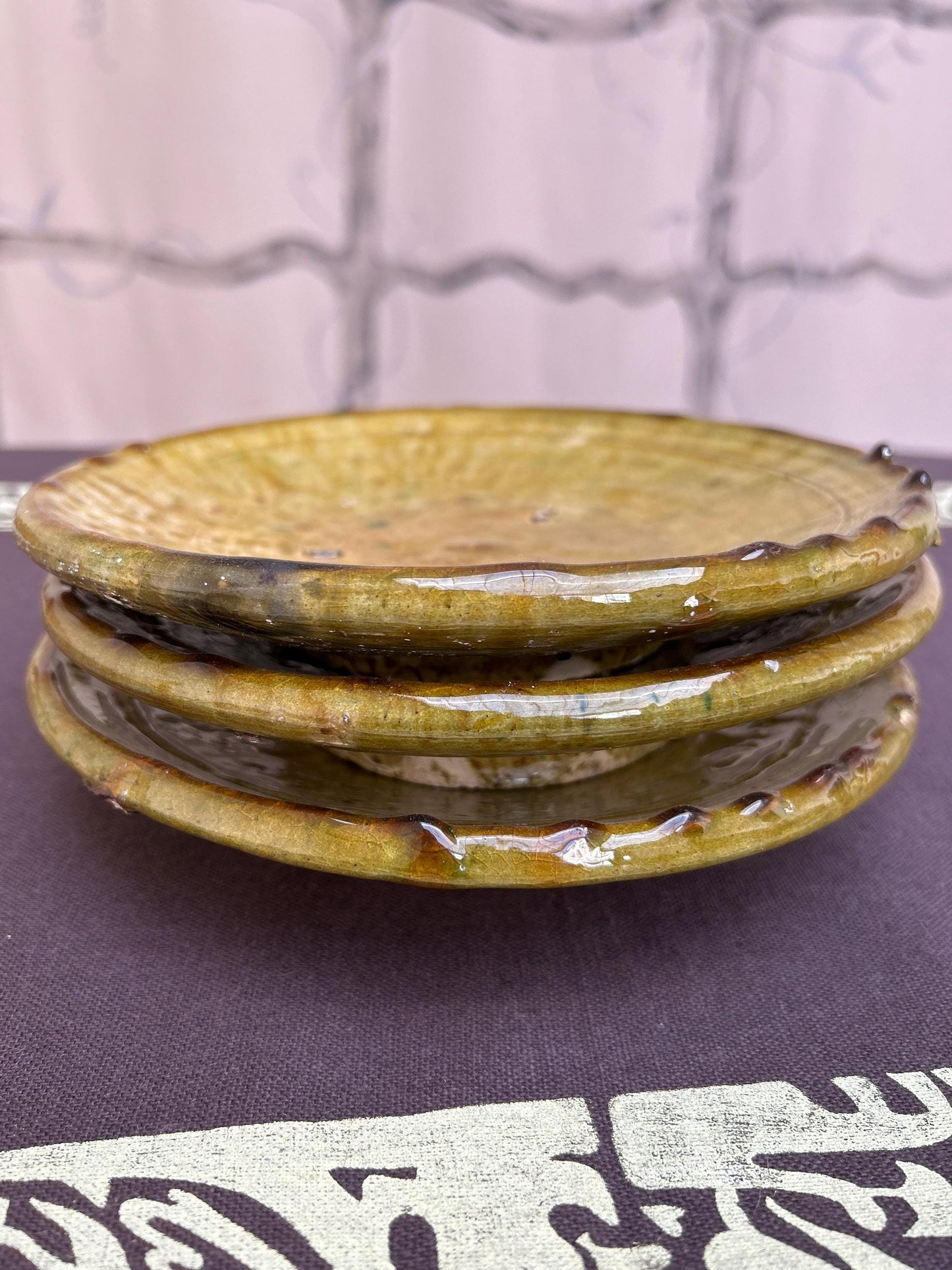 Tamegroute Green Ceramic Unquie Plate