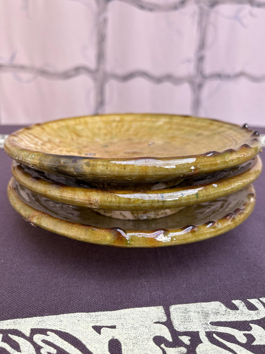 Tamegroute Green Ceramic Unquie Plate