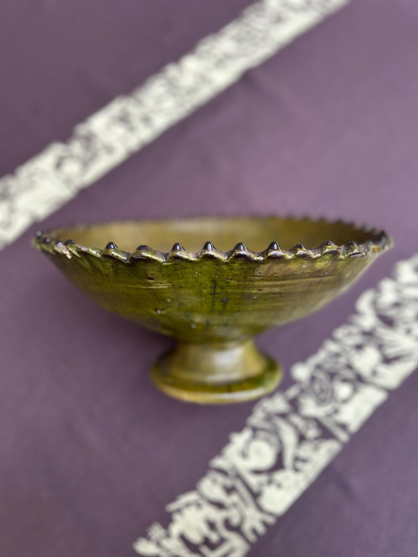 Tamegroute Green Ceramic Unquie Bowel